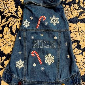 Pet First denim jacket.